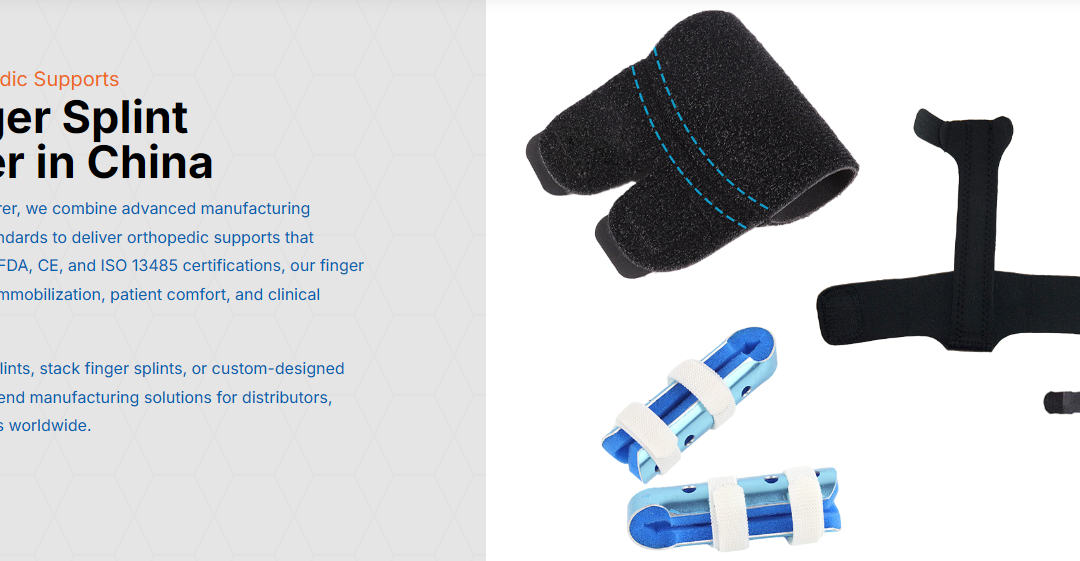Top 10 Orthopedic Finger Splint Manufacturers In China